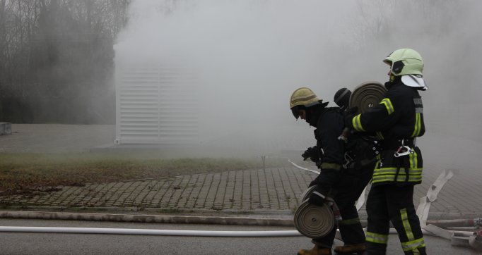 Civil protection operations in Inčukalns Underground Gas Storage